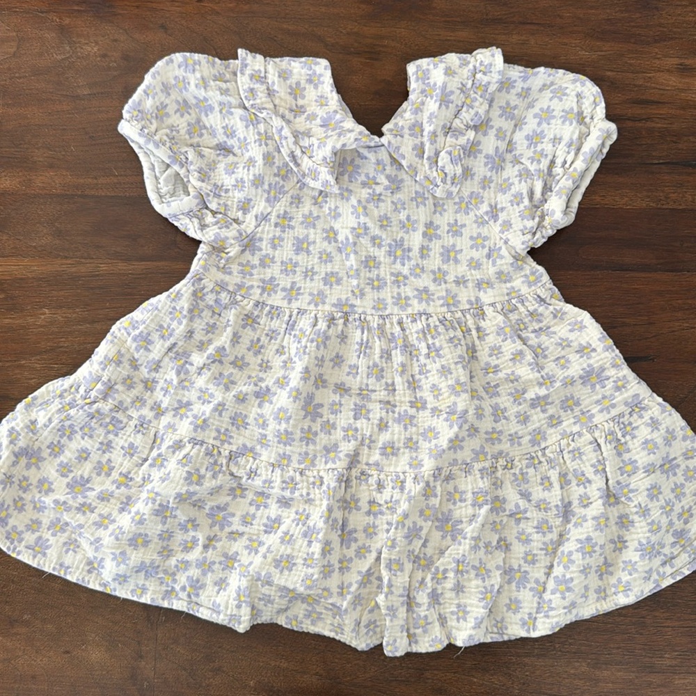 Toddler floral dress. No marks, no stains, no odor.